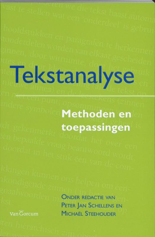 Omslag van Tekstanalyse