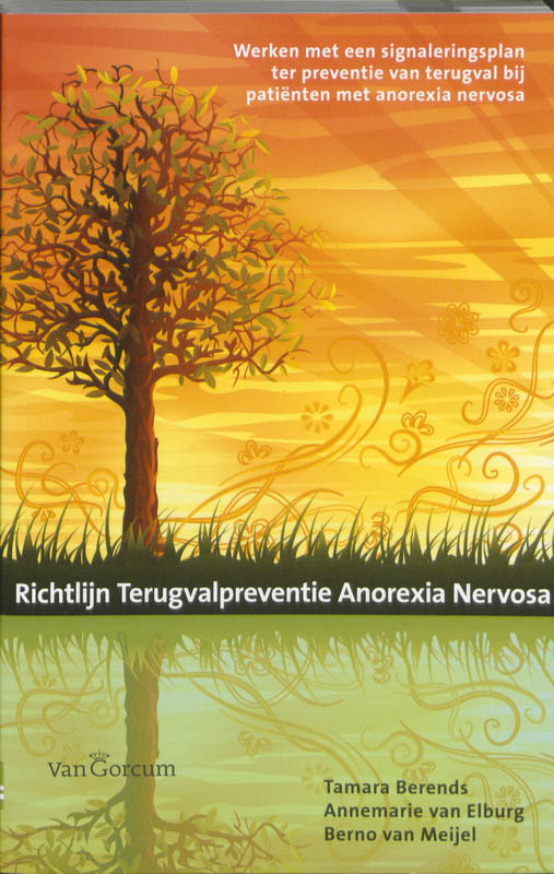 Omslag van Richtlijn terugvalpreventie anorexia nervosa