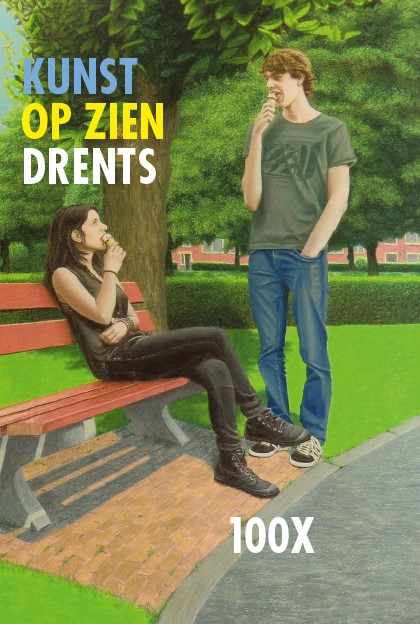 Omslag van 100 x Kunst op zien Drents