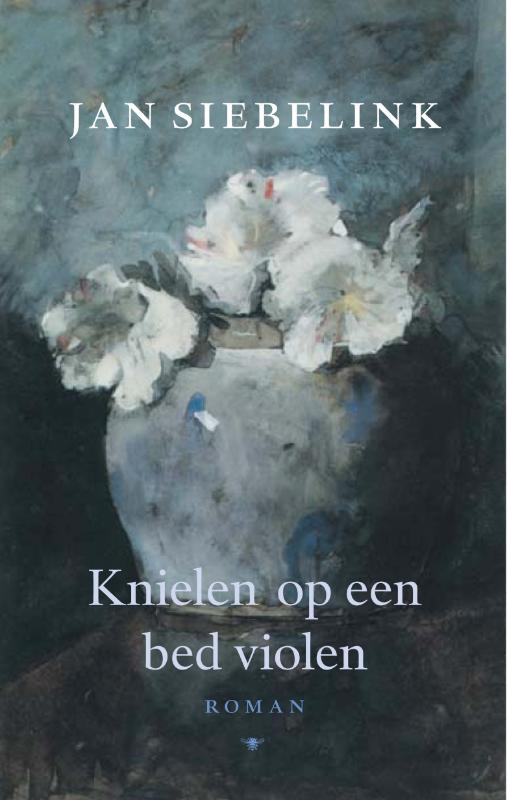 Omslag van Knielen op een bed violen