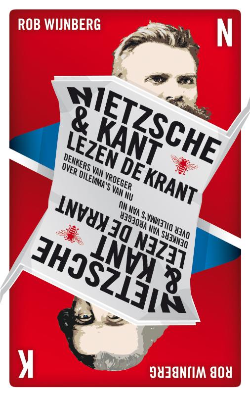 Omslag van Nietzsche en Kant lezen de krant