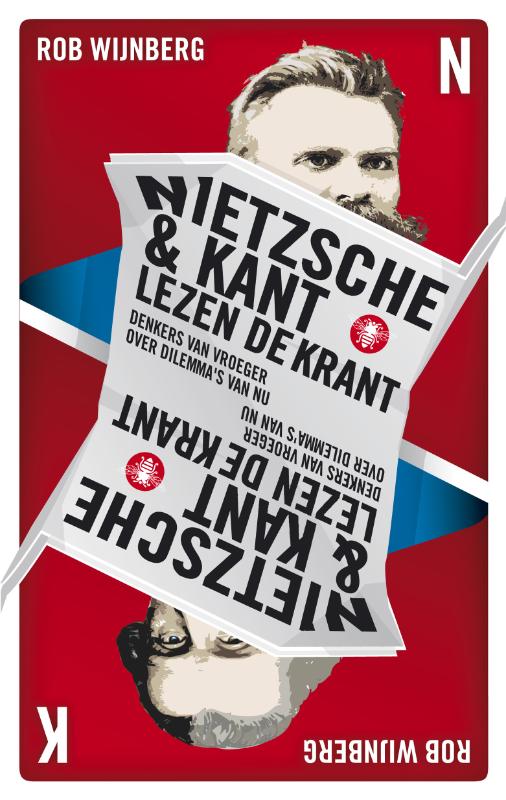 Omslag van Nietzsche en Kant lezen de krant