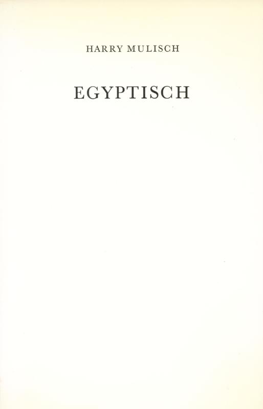 Omslag van Egyptisch