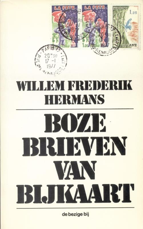 Omslag van Boze brieven van bijkaart