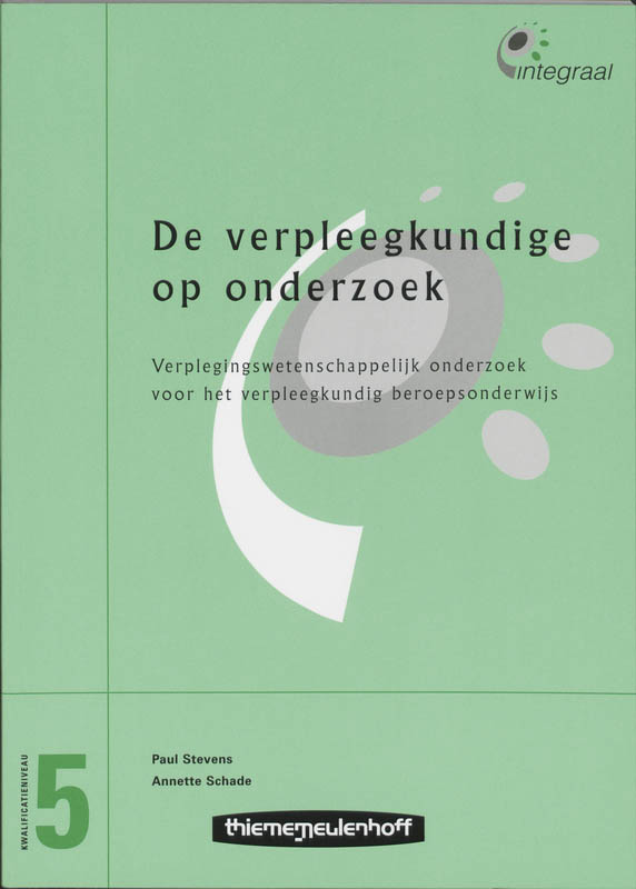 Omslag van De verpleegkundige op onderzoek