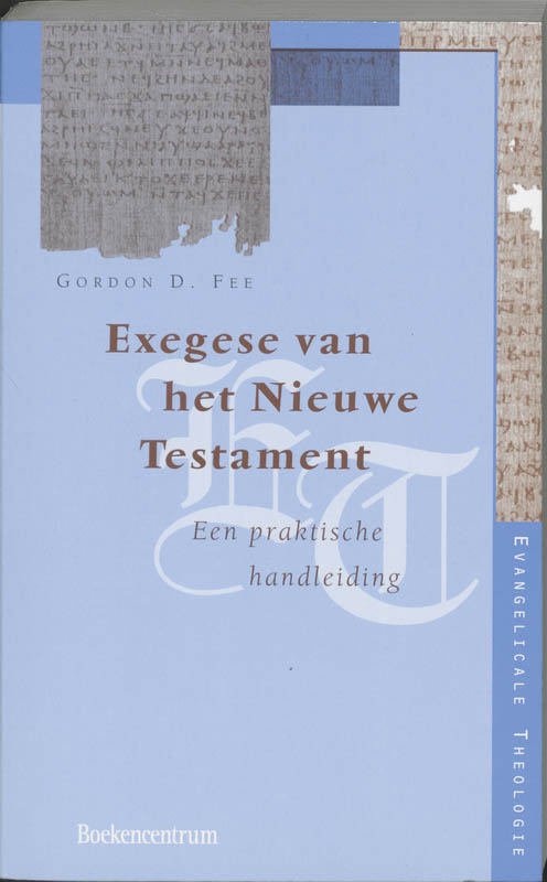 Omslag van Exegese van het Nieuwe Testament