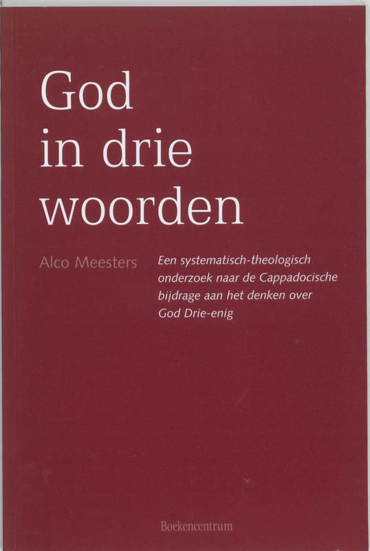 Omslag van God in drie woorden