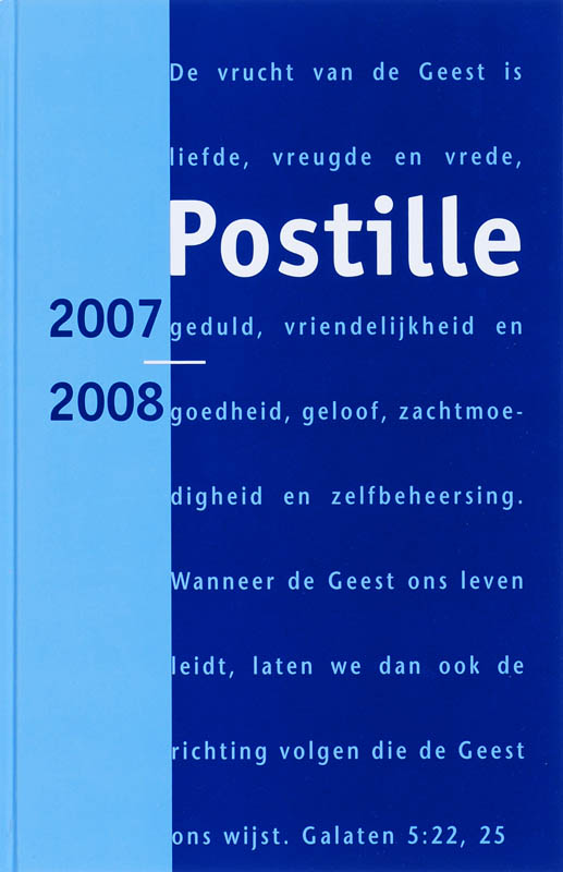 Omslag van Postille 2007-2008