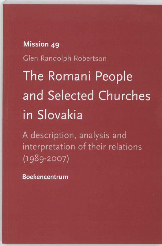 Omslag van The Romani people and selected churches in Slovakia