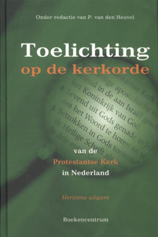 Omslag van Toelichting op de kerkorde