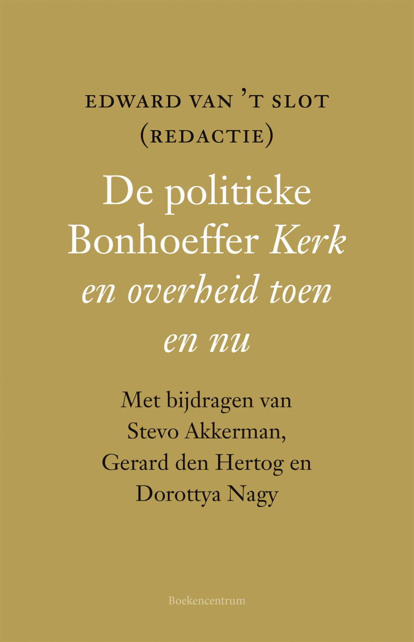 Omslag van De politieke Bonhoeffer
