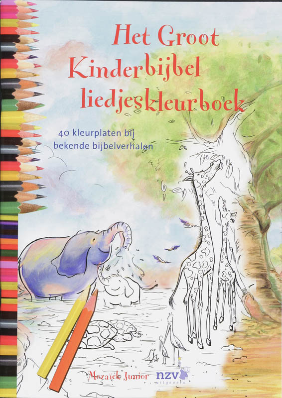 Omslag van Het Groot Kinderbijbelliedjeskleurboek