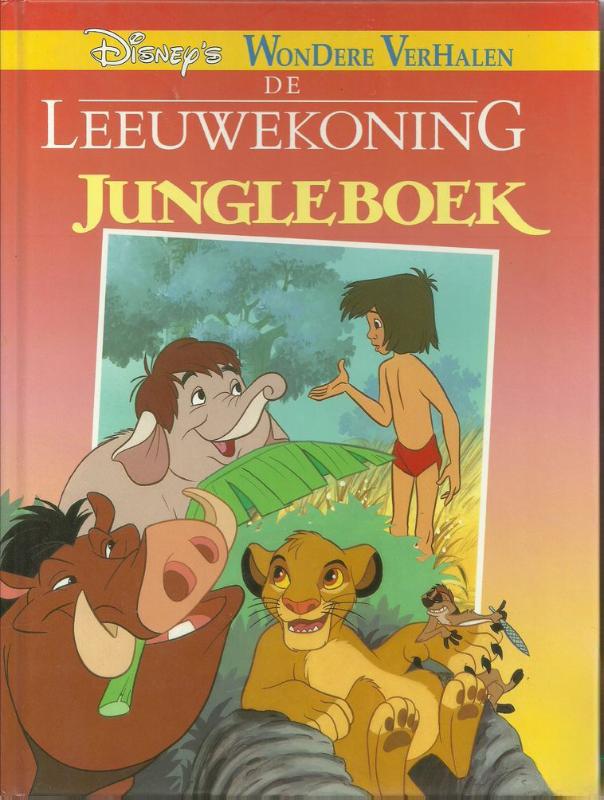 Omslag van De leeuwekoning/Jungleboek