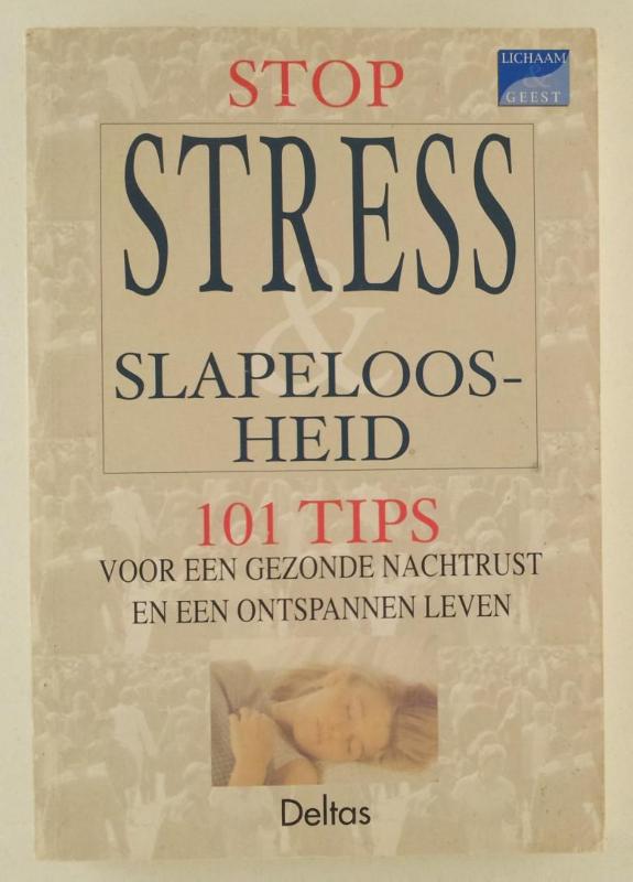 Omslag van Stop stress & slapeloosheid