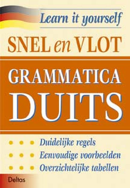 Omslag van Snel en vlot grammatica Duits