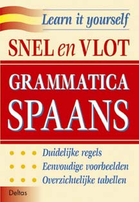 Omslag van Snel en vlot grammatica Spaans