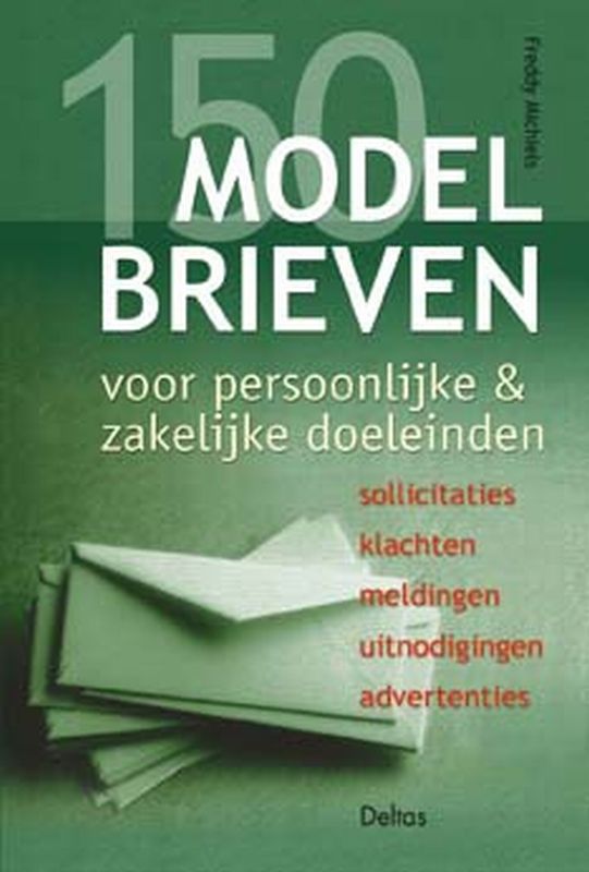 Omslag van 150 modelbrieven voor persoonlijke & zakelijke doeleinden