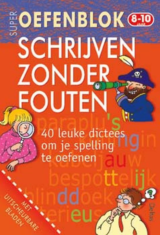 Omslag van Super oefenblok schrijven zonder fouten