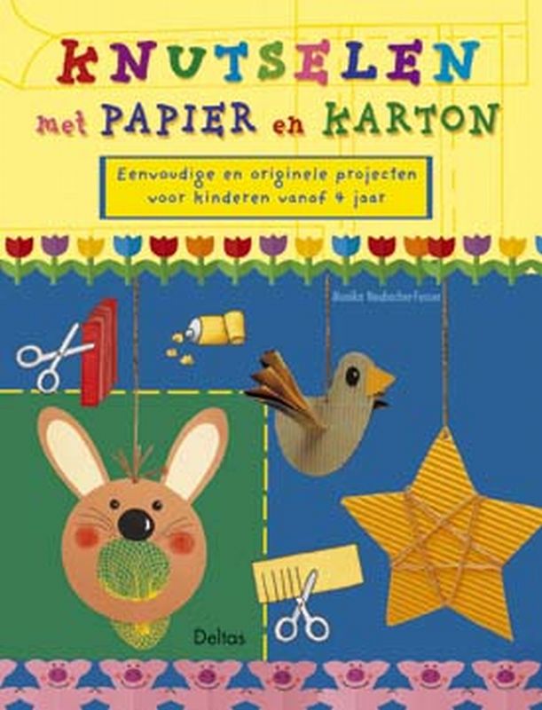 Omslag van Knutselen met papier en karton