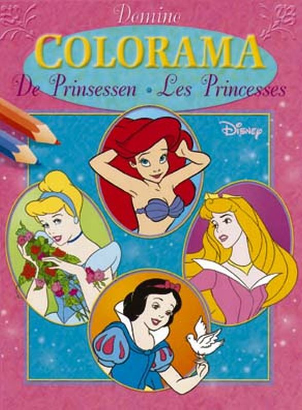 Omslag van De Prinsessen Domino Colorama set 12 ex