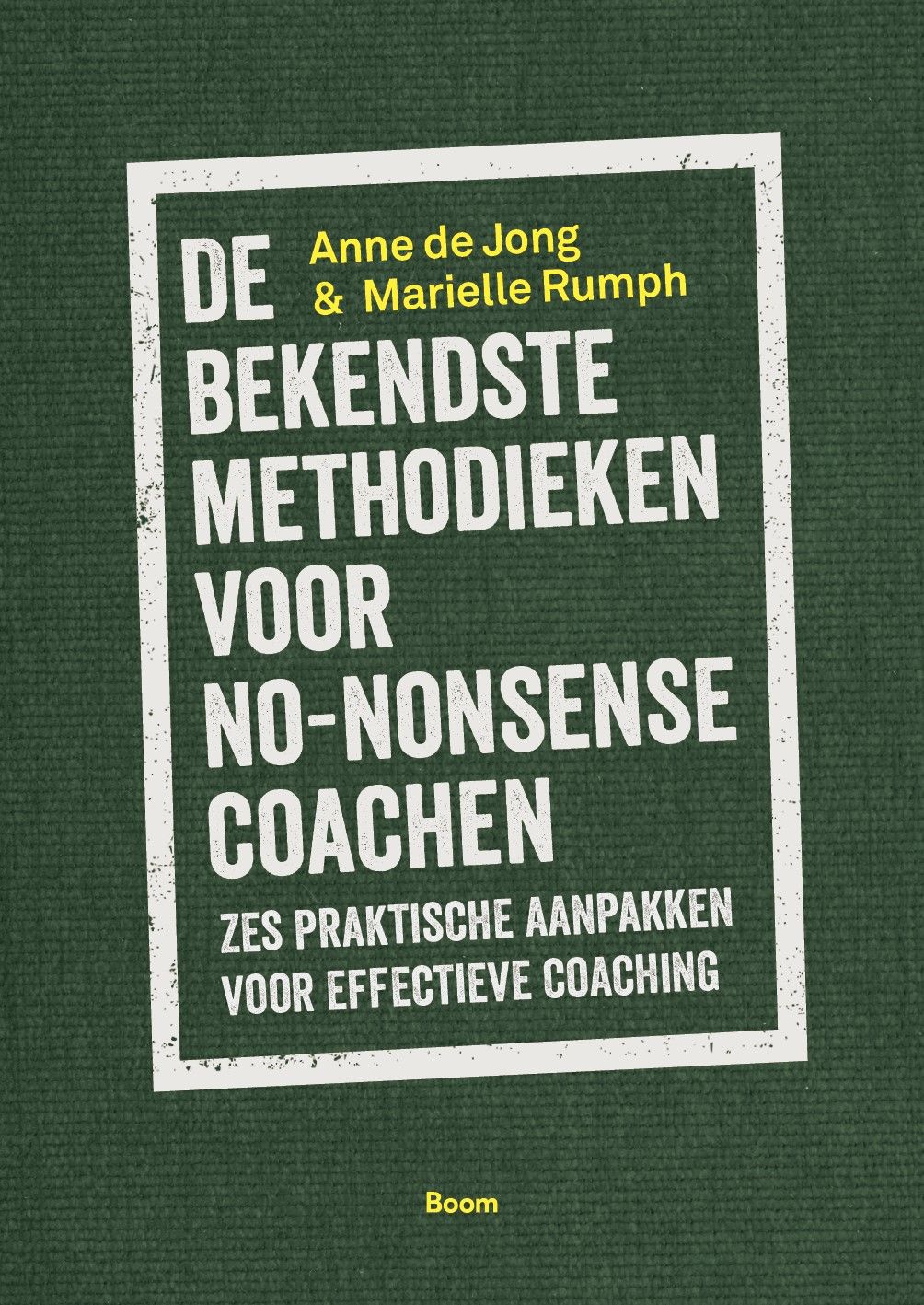 Omslag van De bekendste methodieken voor no-nonsense coaching