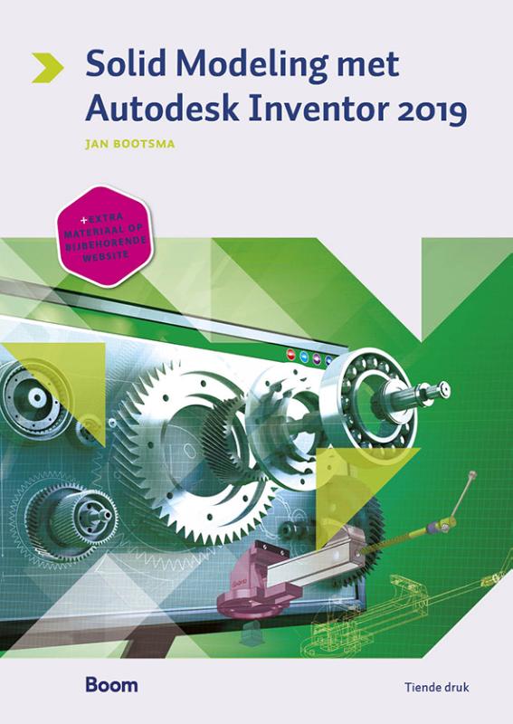 Omslag van Solid modeling met Autodesk Inventor 2019