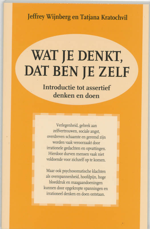 Omslag van Wat je denkt, dat ben je zelf