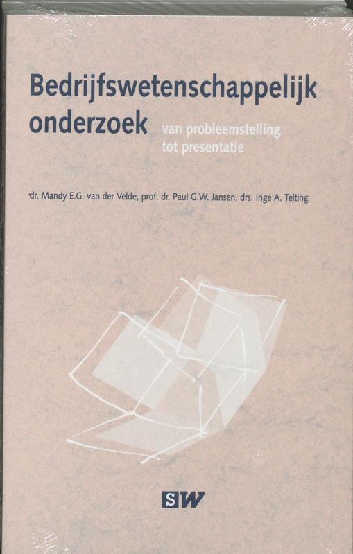 Omslag van Bedrijfswetenschappelijk onderzoek