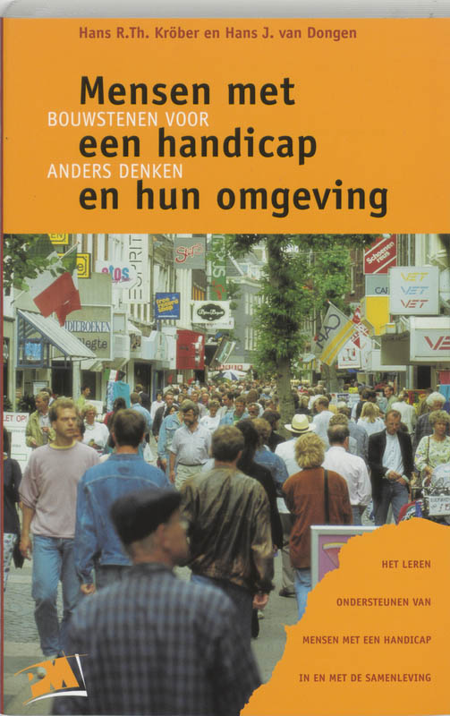 Omslag van Mensen met een handicap en hun omgeving