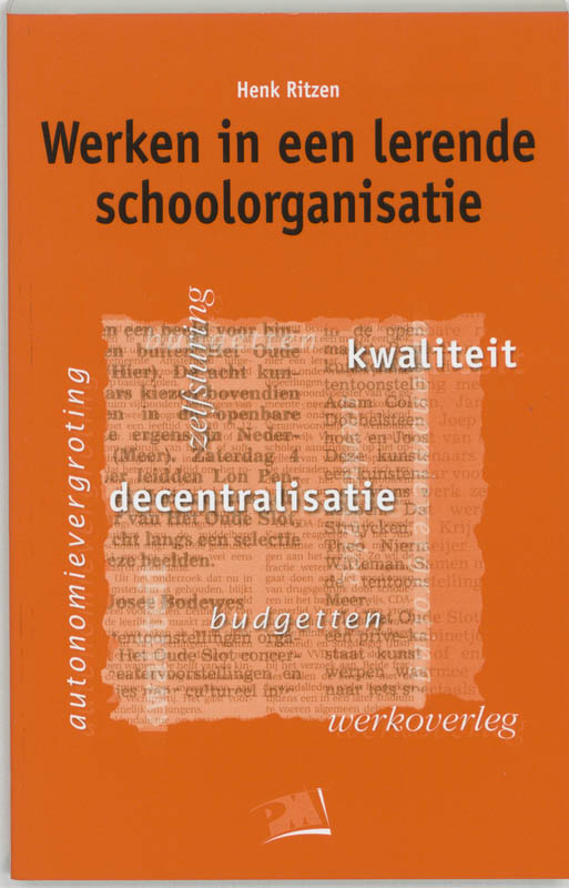 Omslag van Werken in een lerende schoolorganisatie