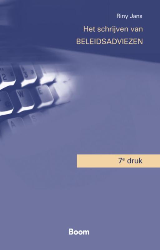 Omslag van Het schrijven van beleidsadviezen
