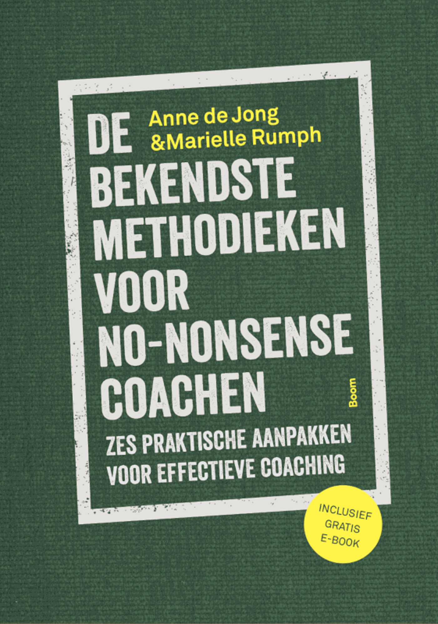 Omslag van De bekendste methodieken voor no-nonsense coaching