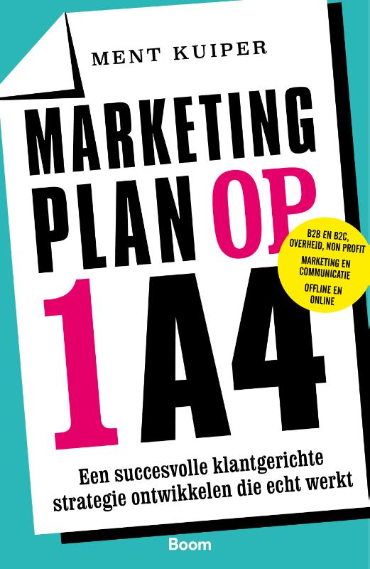 Omslag van Marketingplan op 1 A4