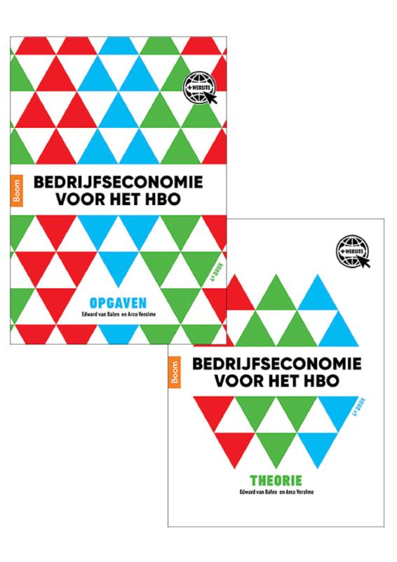 Omslag van Bedrijfseconomie voor het hbo, theorie- en opgavenboek