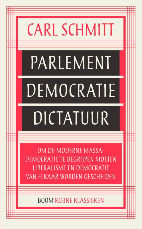 Omslag van Parlement, democratie, dictatuur