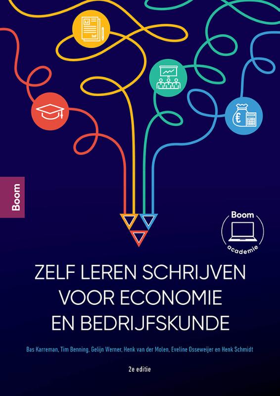 Omslag van Zelf leren schrijven voor economie en bedrijfskunde