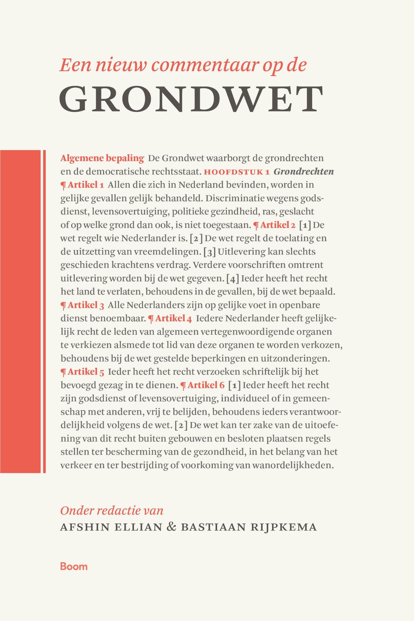 Omslag van Een nieuw commentaar op de Grondwet