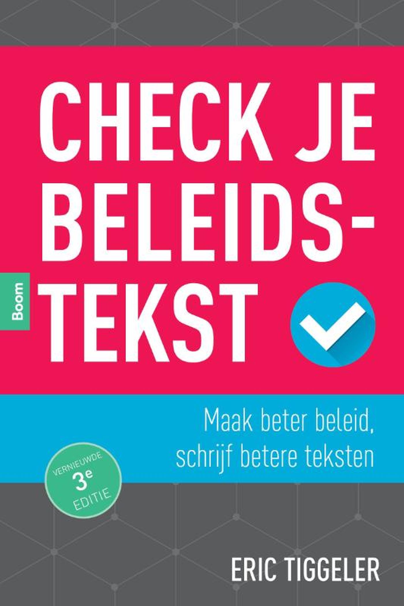 Omslag van Check je beleidstekst