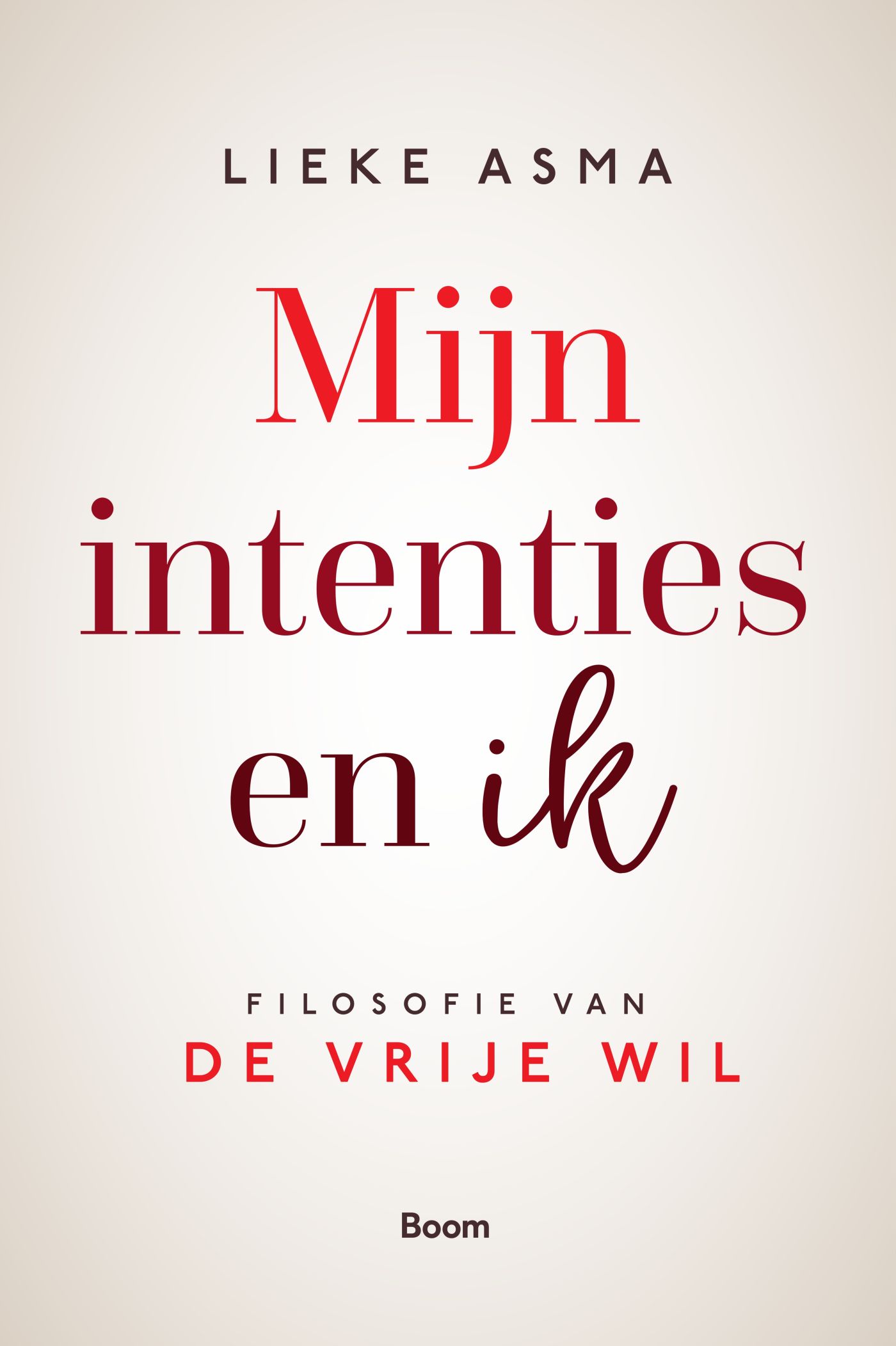 Omslag van Mijn intenties en ik