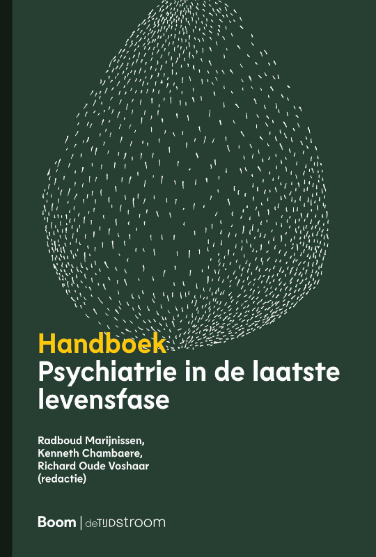 Omslag van Handboek psychiatrie in de laatste levensfase