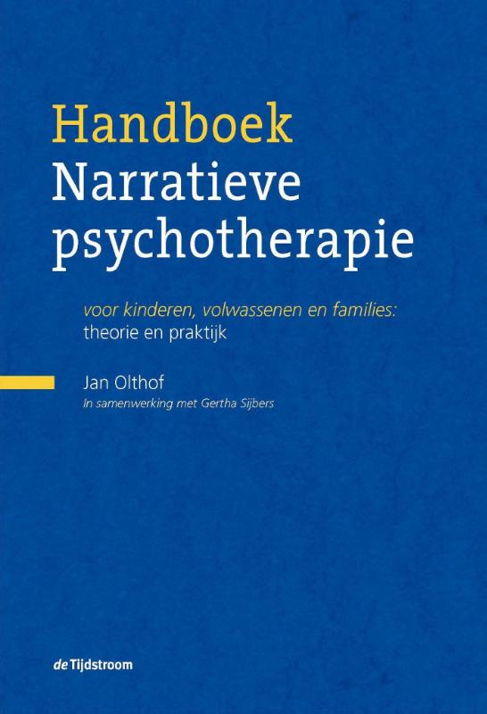 Omslag van Handboek narratieve psychotherapie: theorie en praktijk