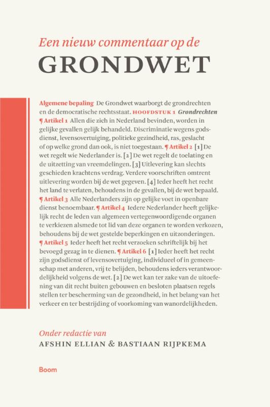 Omslag van Een nieuw commentaar op de Grondwet