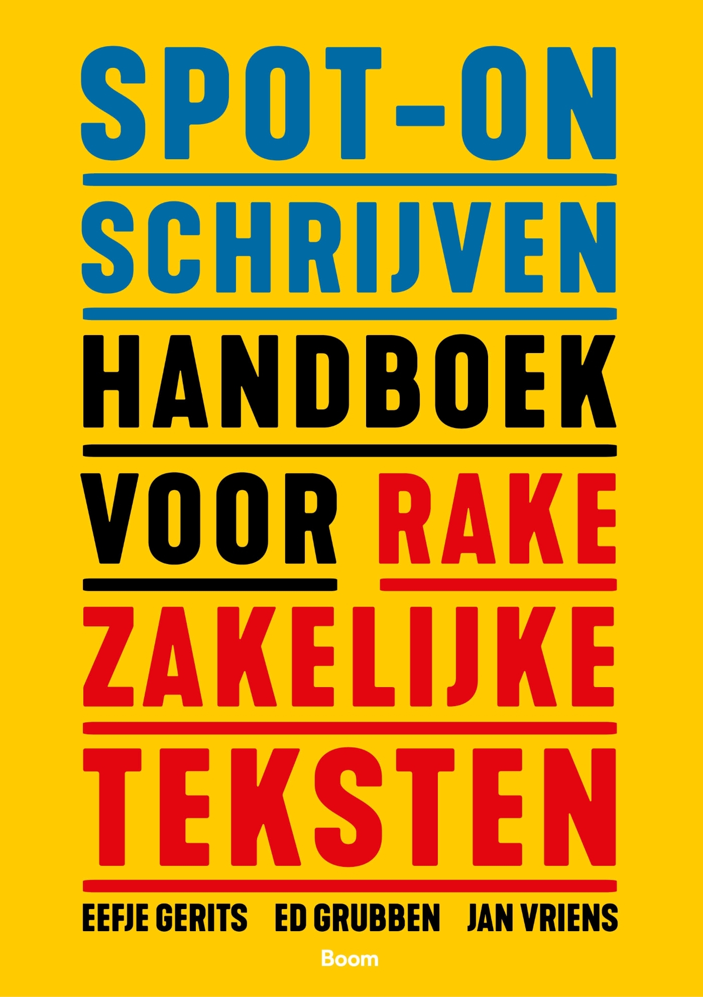 Omslag van Spot-on schrijven