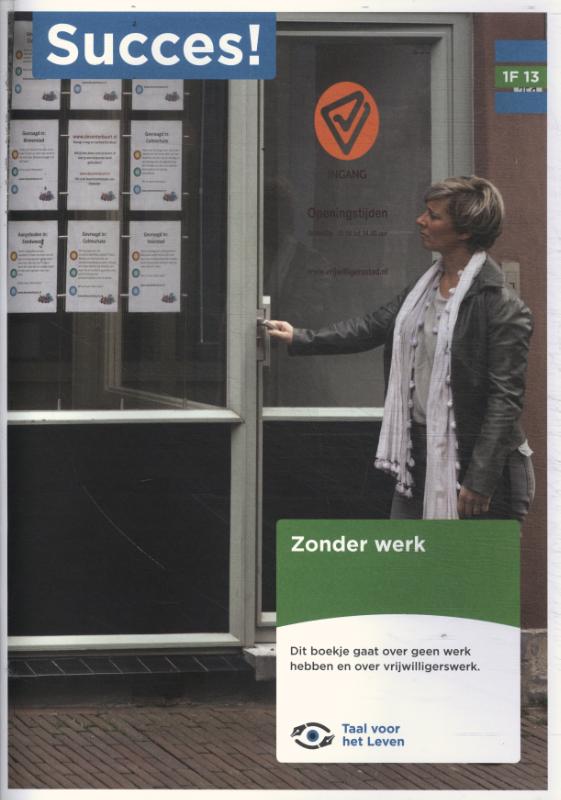 Omslag van Taal 1F T13: Zonder werk