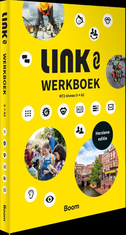 Omslag van LINK 0 -> A2 Werkboek (Herziene editie 2023)