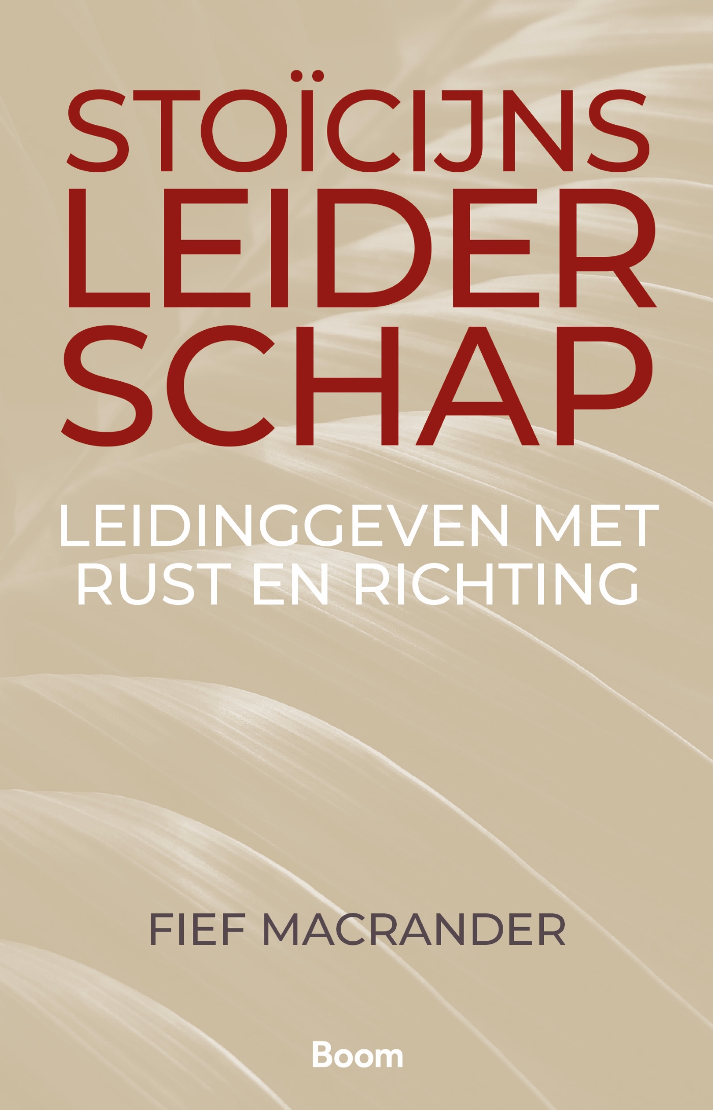 Omslag van Stoïcijns leiderschap