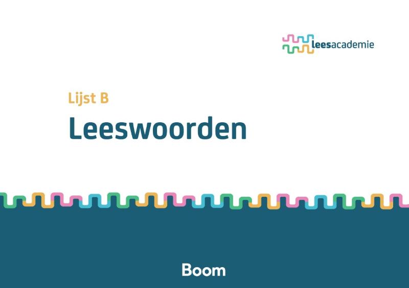 Omslag van Leeswoordenlijst: Pakket B