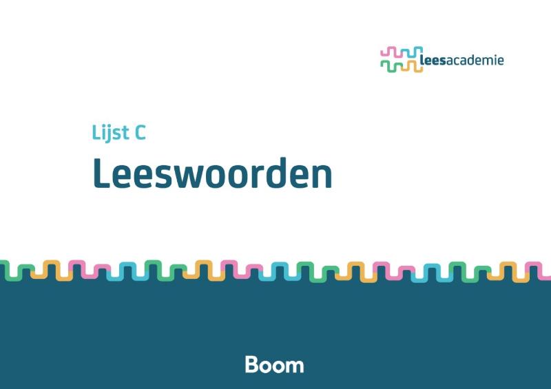 Omslag van Leeswoordenlijst: Pakket C