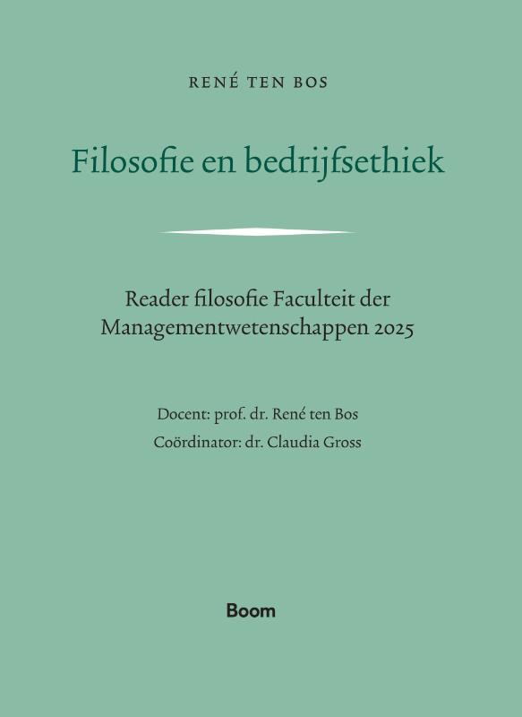 Omslag van Filosofie en bedrijfsethiek