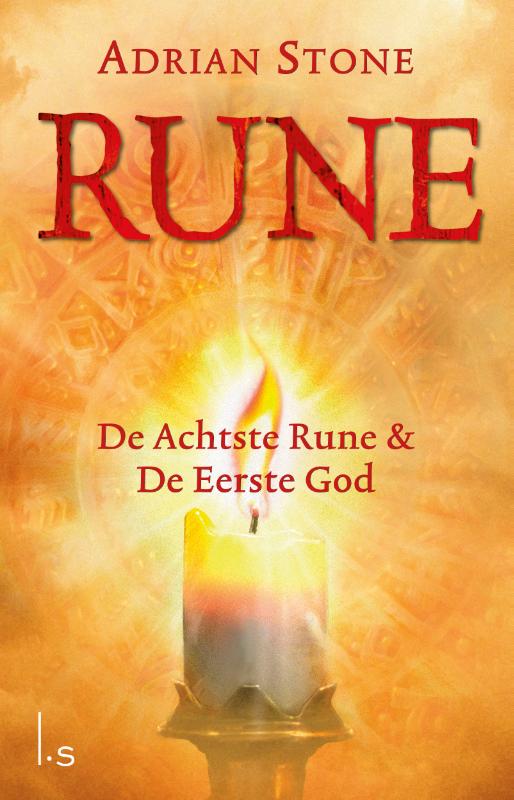 Omslag van De achtste rune; De eerste God
